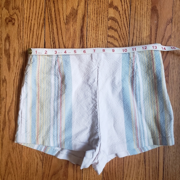 Free People Striped High Rise Shorts - Picture 5 of 6
